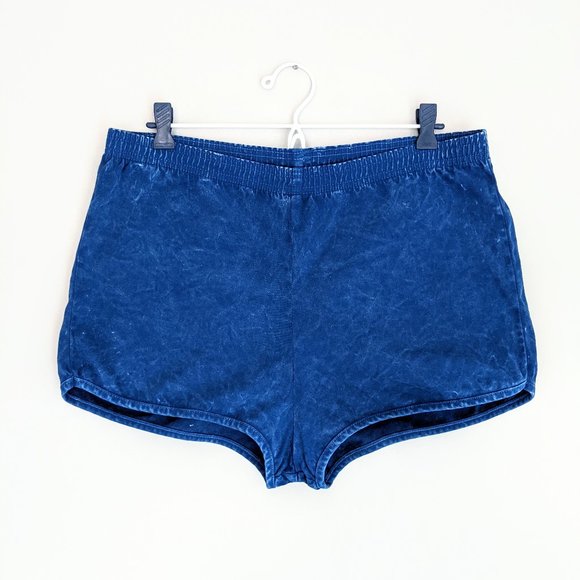 🇺🇸 American Apparel Acid Wash Dolphin Hem Shorts Made In USA - Picture 4 of 10